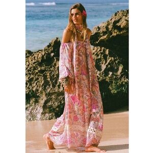 SPELL mojave lily gown in opal